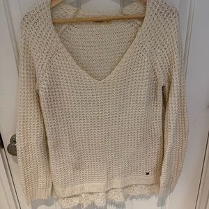 Waffle Knit Hollister Sweater